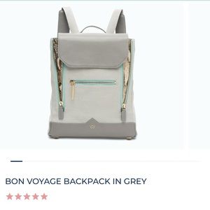 Kelly Wynne Bon Voyage Backpack Grey